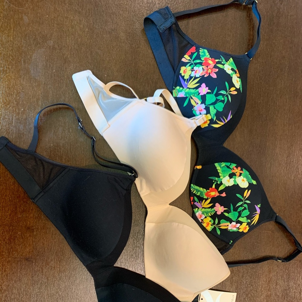 Made well LIVELY deep v bra - floral only